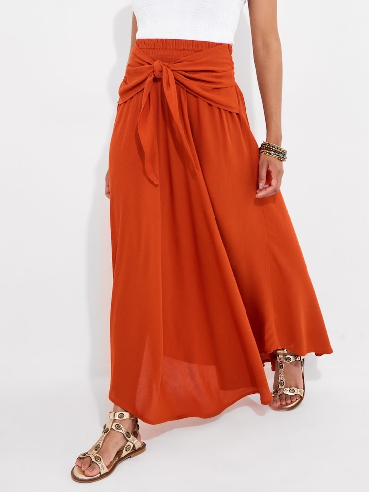 Joe Browns Tie Front Crinkle Maxi Skirt - Imagen 1 de 5 Joe Browns Tie Front Crinkle Maxi Skirt - Imagen 1 de 5