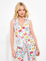 Joe Browns Floral Print Co-Ord Waistcoat - Imagen 2 de 7