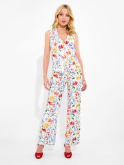 Joe Browns Floral Print Co-Ord Waistcoat - Imagen 6 de 7