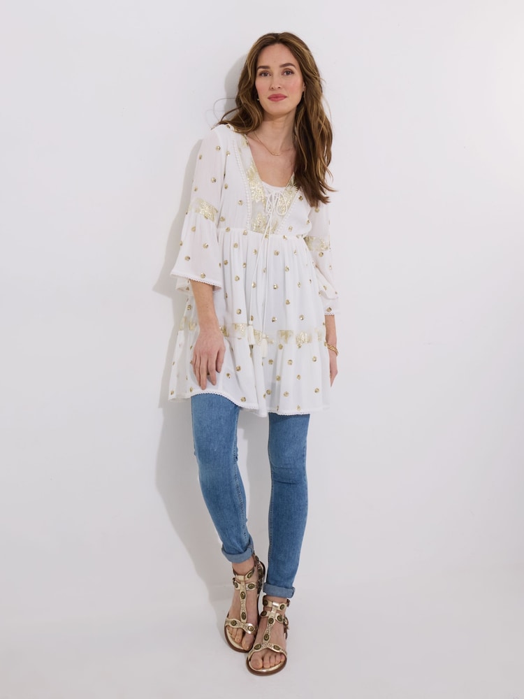 Joe Browns Sequin Embroidered Long Sleeve Tunic - Imagen 2 de 7 Joe Browns Sequin Embroidered Long Sleeve Tunic - Imagen 2 de 7