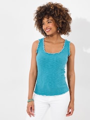 Joe Browns Lettuce Edge Sleeveless Top - Image 1 of 5