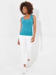 Joe Browns Lettuce Edge Sleeveless Top - Image 3 of 5