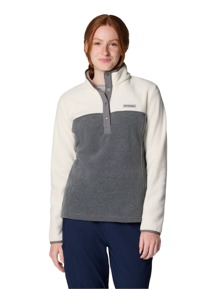 Columbia Grey Benton Springs 1/2 Snap Pull Over Fleece - Image 1 of 5