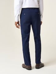 Azul - Skopes Tailored Fit Caspian Stretch Look Suit Trousers - Imagen 2 de 4