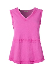 Joe Browns Pink Boho Loose Fit Sleeveless Top - Image 5 of 5
