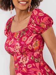 Joe Browns Pink Petite Printed Maxi Dress - Image 3 of 7