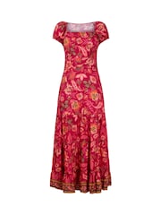 Joe Browns Pink Petite Printed Maxi Dress - Image 7 of 7