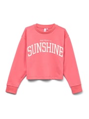 VERO MODA Pink Graphic Logo Sweatshirt - Image 1 of 1