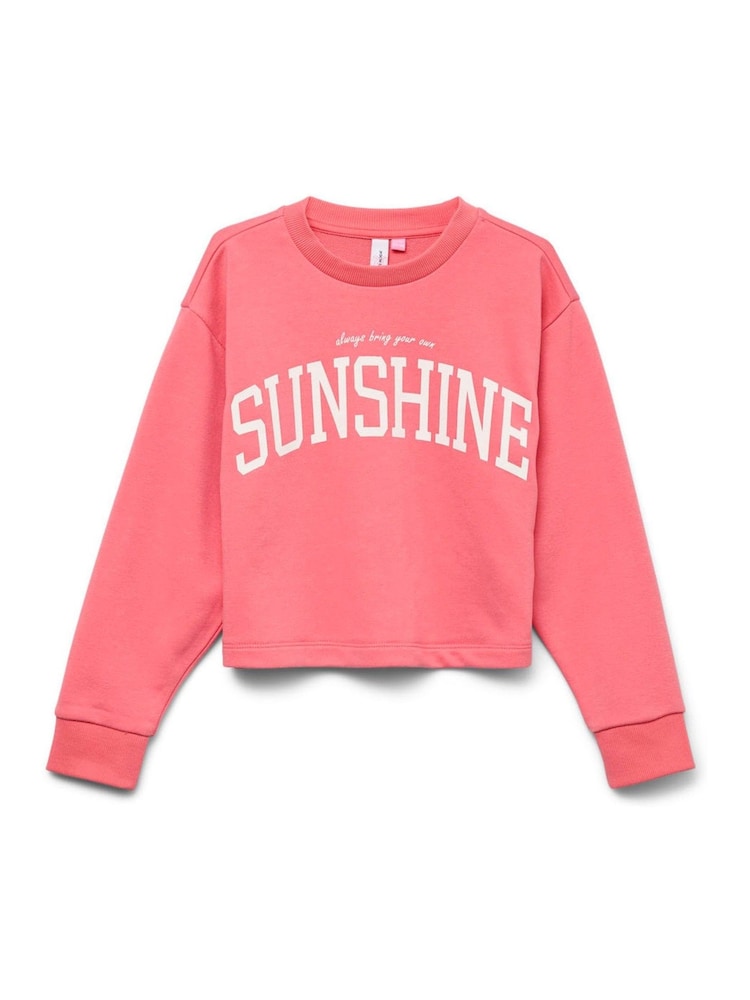 VERO MODA Pink Graphic Logo Sweatshirt - Image 1 of 1