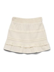 VERO MODA Cream Elasticated Waist Woven Mini Skirt - Image 5 of 5