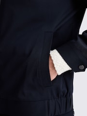 MOSS Blue Harrington Jacket - Image 4 of 5