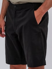 Religion Black Elasticated Chino Shorts - Image 4 of 6