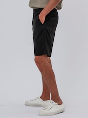 Religion Black Elasticated Chino Shorts - Image 5 of 6