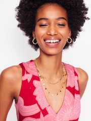 Boden Pink Bolt Olympia Jersey Maxi Dress - Image 2 of 5