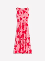 Boden Pink Bolt Olympia Jersey Maxi Dress - Image 5 of 5