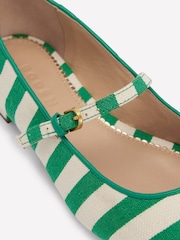 Boden Green Penelope Mary Jane Flats - Image 4 of 5