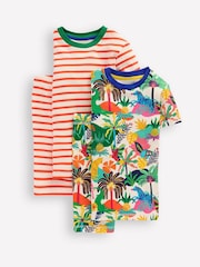 Boden Cream 100% Cotton Snug Johns Shorts 2 Pack - Image 1 of 3
