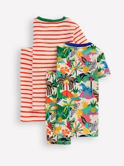 Boden Cream 100% Cotton Snug Johns Shorts 2 Pack - Image 2 of 3
