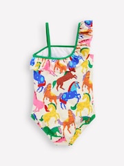 Boden Red Lila One Shoulder Swimsuit - Image 2 of 3