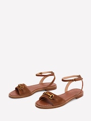 Boden Brown Iris Snaffle Flat Sandals - Image 3 of 5
