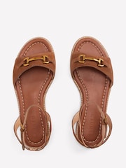 Boden Brown Iris Snaffle Flat Sandals - Image 4 of 5