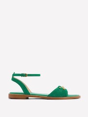 Boden Green Iris Snaffle Flat Sandals - Image 2 of 5