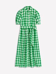 Boden Green Alexa 100% Linen Maxi Shirt Dress - Image 6 of 6