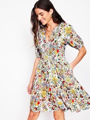 Boden Multi Piper Short Jersey Dress - Image 1 of 4