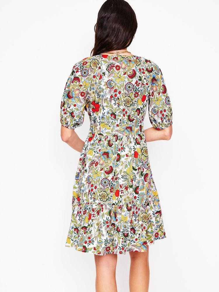 Boden Multi Piper Short Jersey Dress - Image 2 of 4
