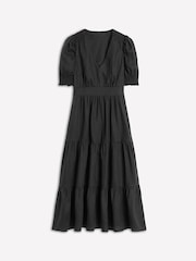 Boden Black Anna Tiered Midi Dress - Image 4 of 4
