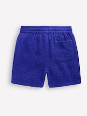 Boden Blue Double Cloth Shorts - Image 2 of 3