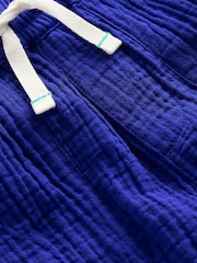 Boden Blue Double Cloth Shorts - Image 3 of 3