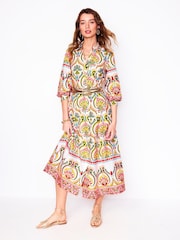 Boden Multi Clara 100% Cotton Shirt Dress - Image 2 of 7