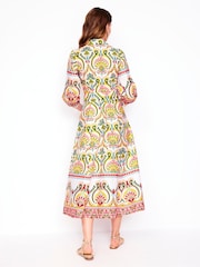 Boden Multi Clara 100% Cotton Shirt Dress - Image 4 of 7