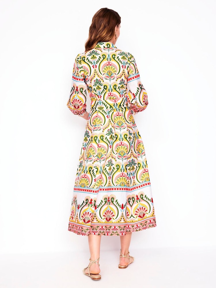 Boden Multi Clara 100% Cotton Shirt Dress - Image 4 of 7