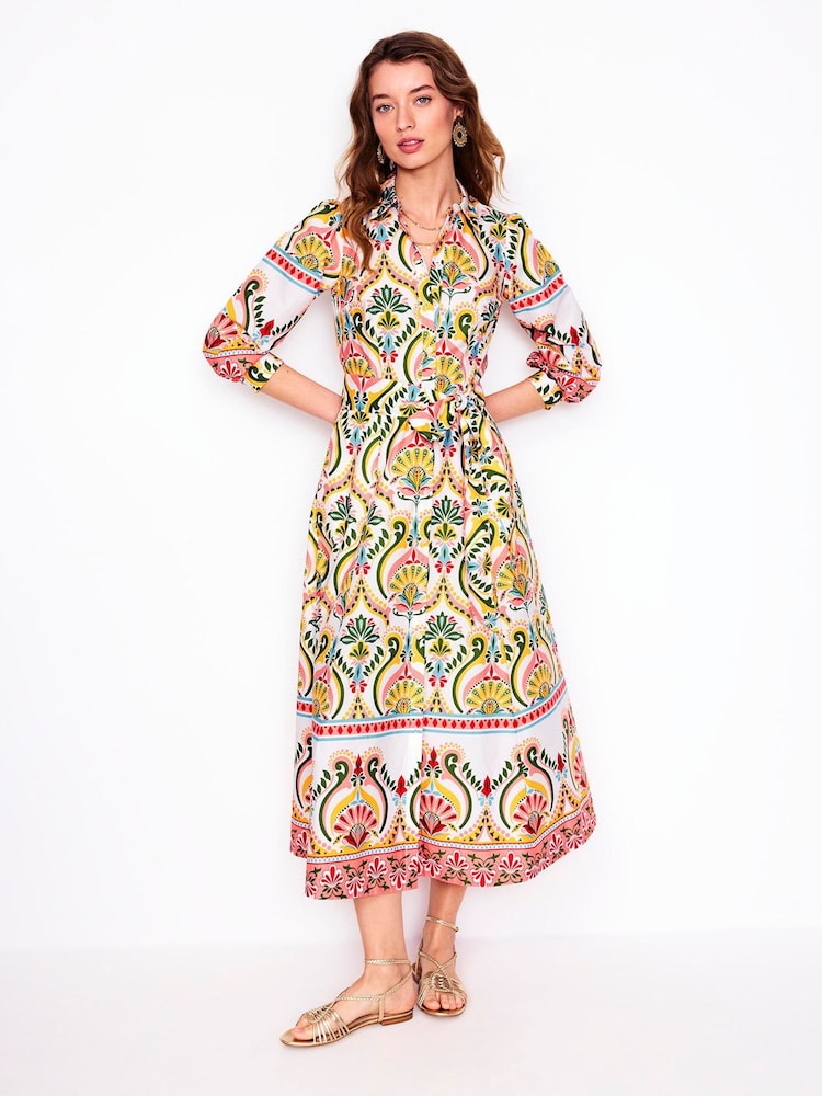 Boden Multi Clara 100% Cotton Shirt Dress - Image 5 of 7