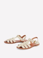 Boden Cream Fisherman Flat Sandals - Image 3 of 5