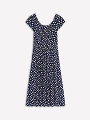 Boden Blue Dark Samantha Scoop Jersey Dress - Image 4 of 4
