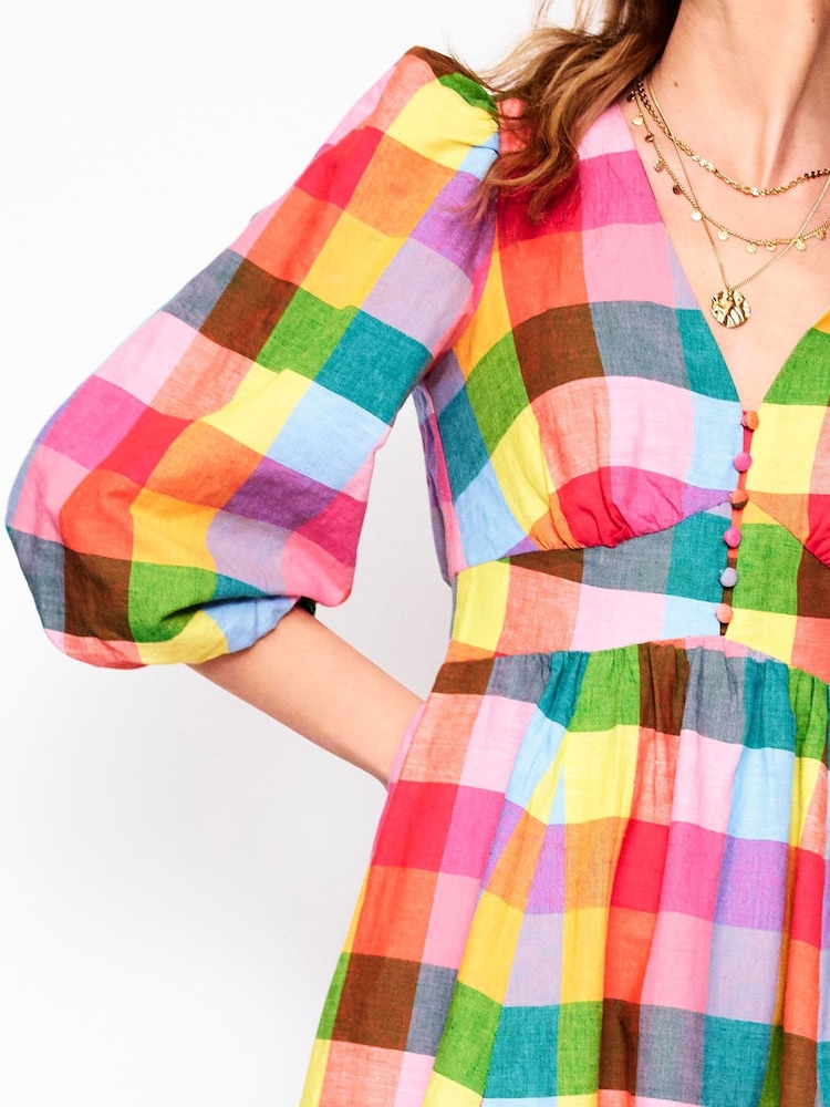 Boden Multi Lola Blouson Maxi Dress - Image 2 of 5