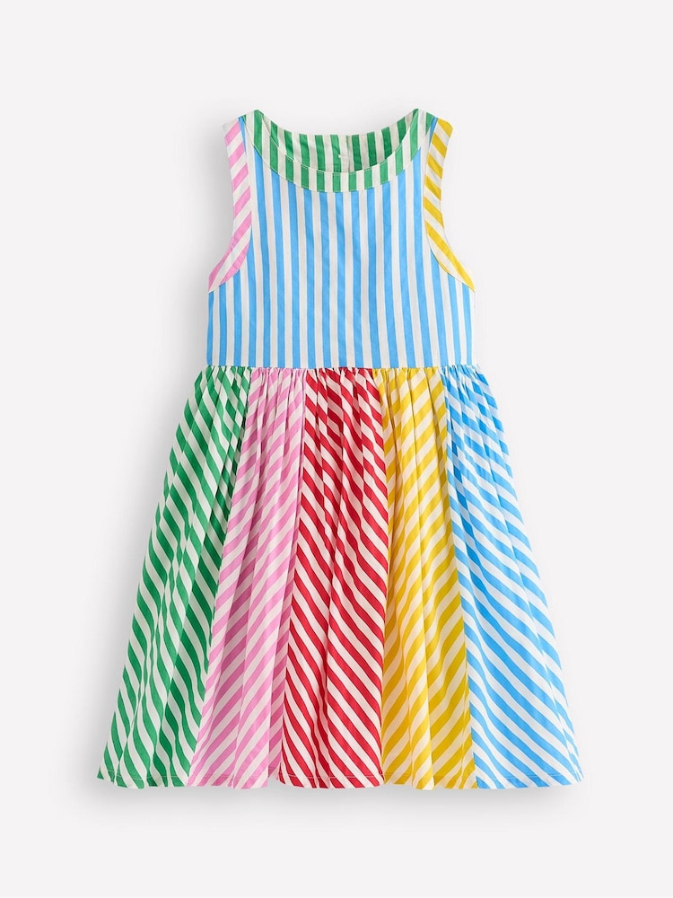 Listra de arco-íris - Vestido Boden Harlow com detalhe nas costas 100% algodão - Imagem 2 de 4