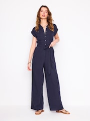 Boden Colette Double Cloth 100% Cotton Jumpsuit - Imagen 4 de 5