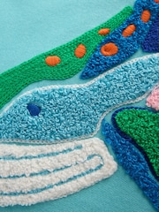 Boden Blue Whale Chain Stitch T-Shirt - Image 3 of 3