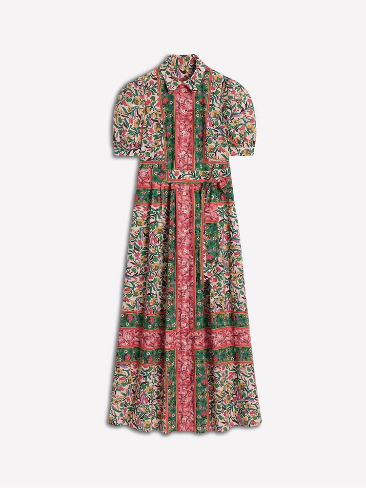 Boden Green Alexa 100% Cotton Maxi Shirt Dress - Image 7 of 7
