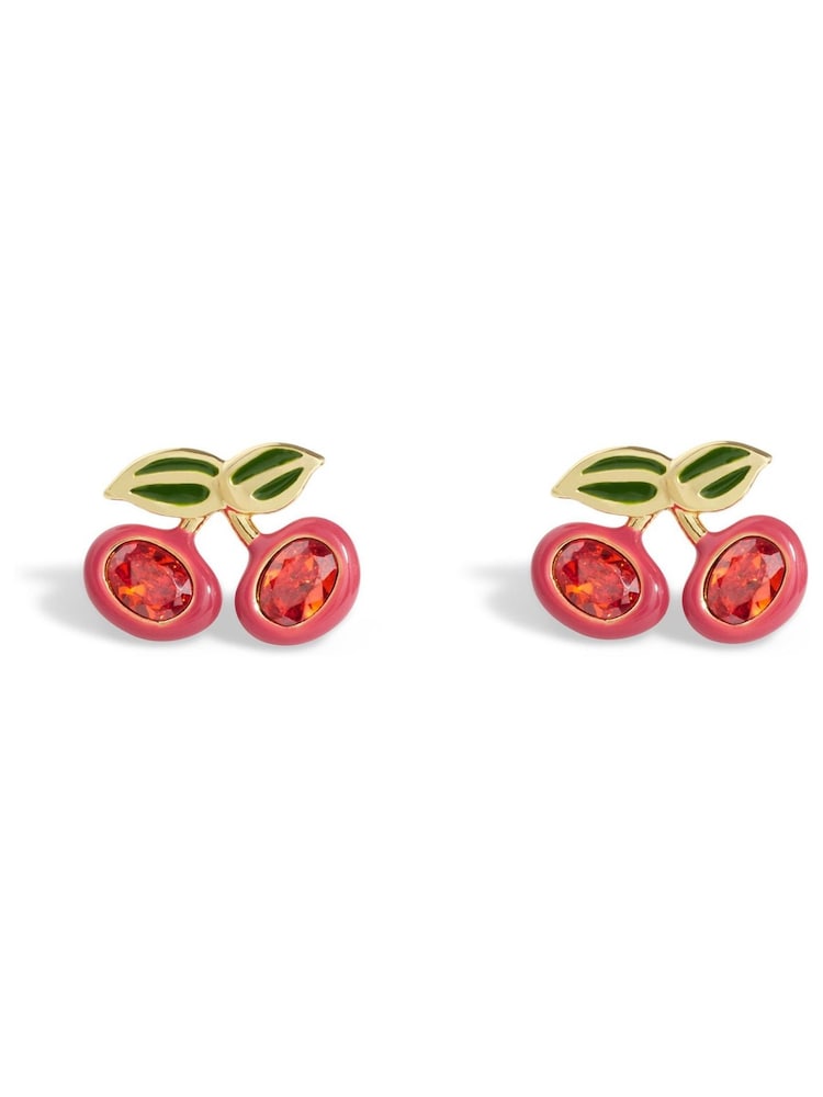 COACH Red Stud Earrings - Image 2 of 3