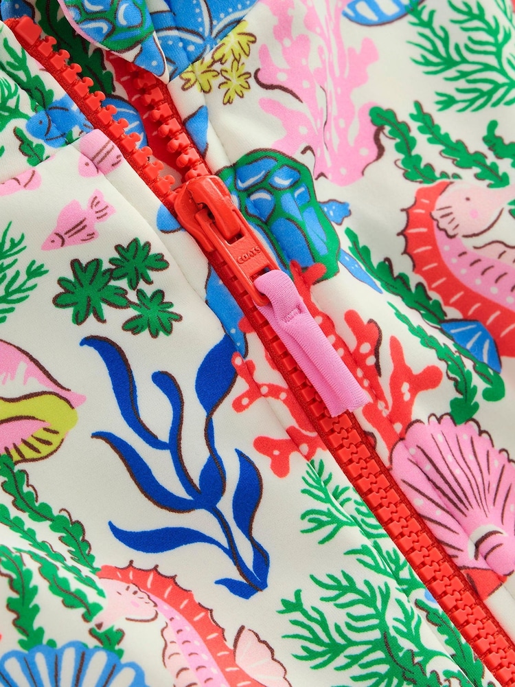Boden Orange Short Sleeved Swimsuit - Image 3 of 3