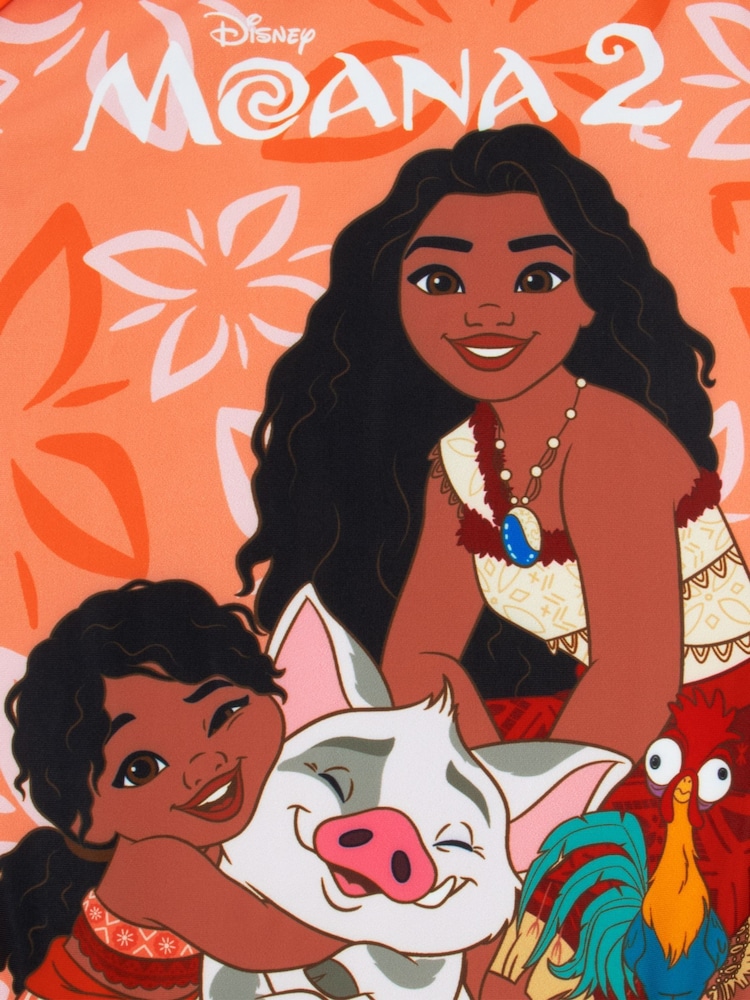 Character Orange Moana 2 Spaghetti Strap Swimsuit - Image 10 of 10
