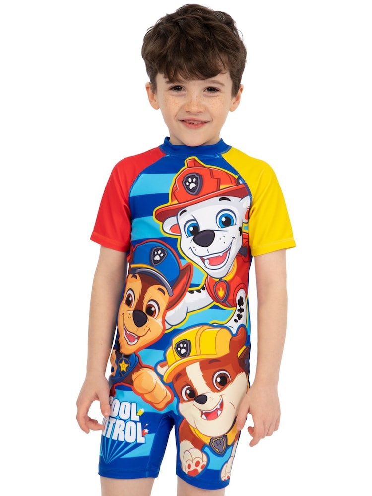 Character Blue PAW Patrol Chase, Rubble And Marshall Swimsuit - Image 1 of 11