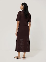 Jigsaw Red Blend Pointelle Dress - Image 2 of 7
