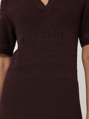 Jigsaw Red Blend Pointelle Dress - Image 6 of 7