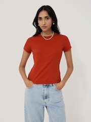 Jigsaw Orange Baby Fine T-Shirt - Image 1 of 5